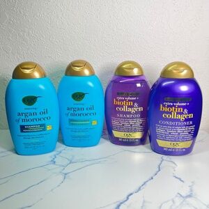 NEW OGX Women's Shampoo & Conditioner 4pk BUNDLE